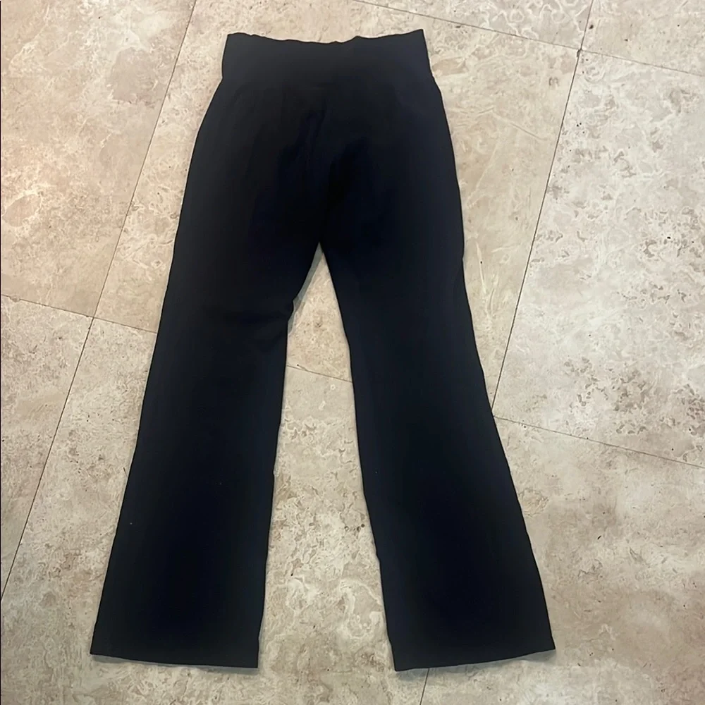 Women's Black High-Waisted Pants - Picture 2 of 3